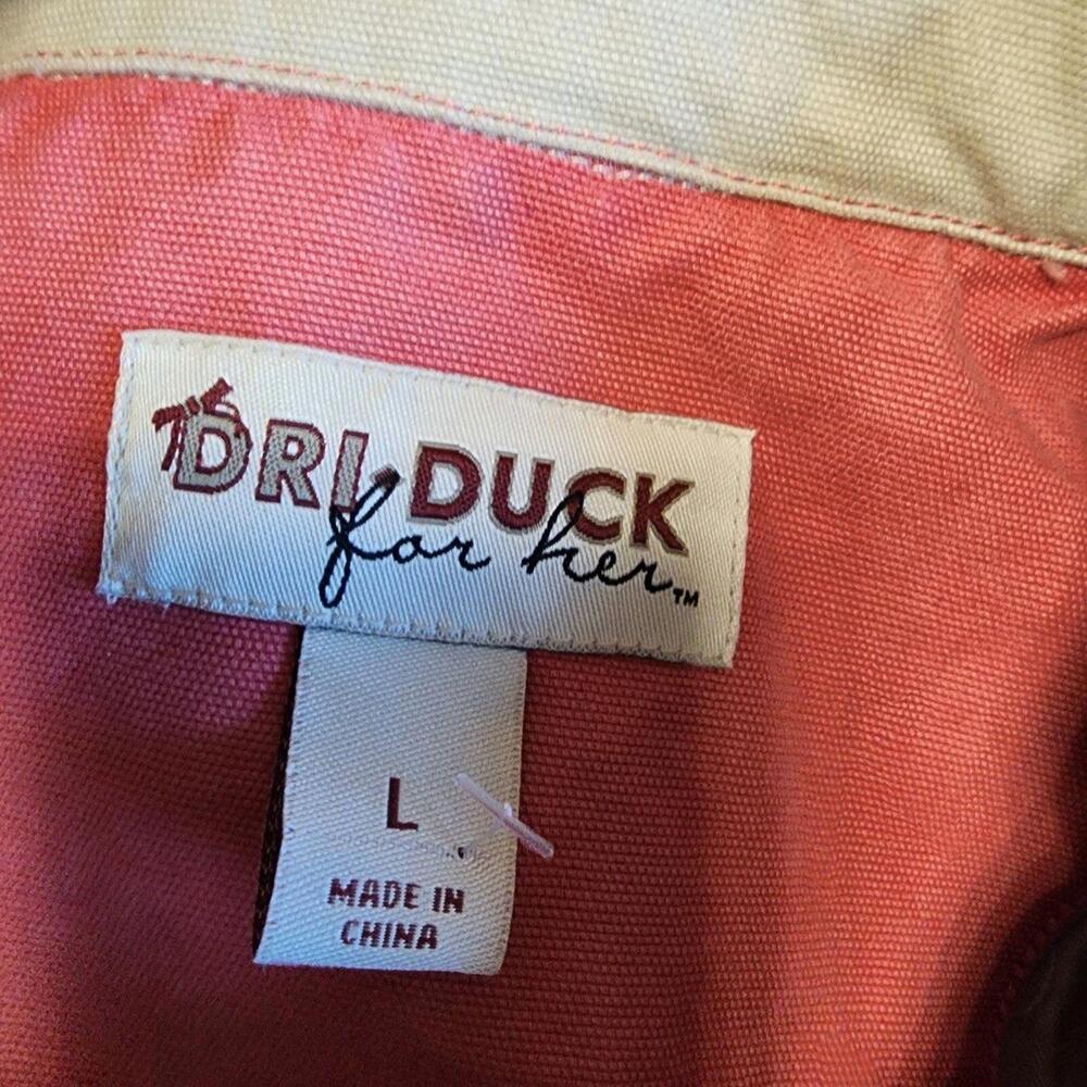 LKNW Dri Duck for her womans Pink Coat jacket Large pink - Picture 9 of 9